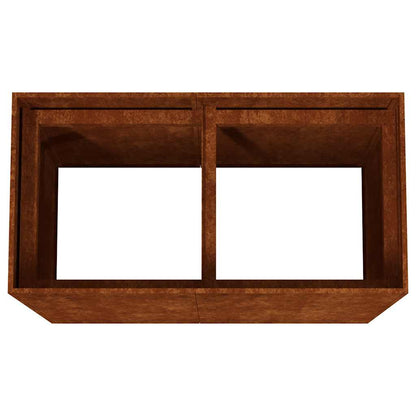 Jardinera De Acero Corten 80x40x80 Cm_4