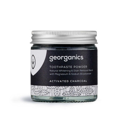 Pó de carvão ativado para branqueamento dentário Georganics 60ml