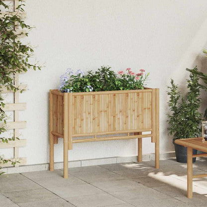 Cama Elevada Marrón 90 X 35 X 70 Cm Bambú_1