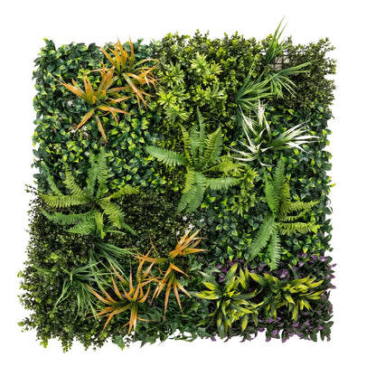 Outsunny Seto Artificial Ocultación Jardín 1x1 M Para Terraza Balcón Exterior_0