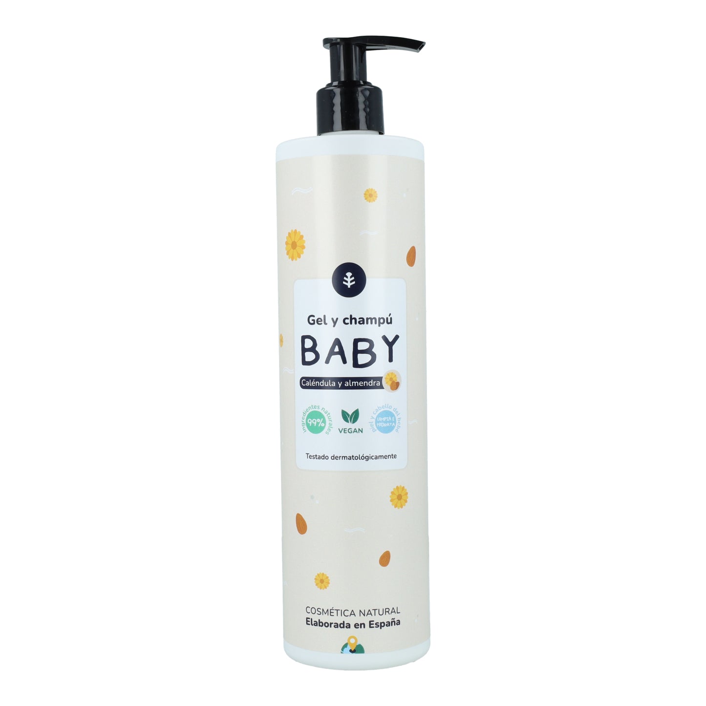 Planeta Huerto Gel e Champô Infantil Calêndula e Amêndoa 500 ml