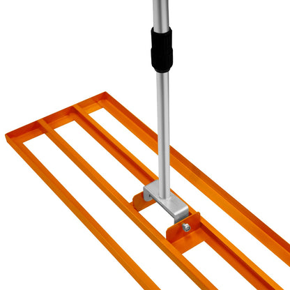 T-mech Rastrillo De Nivelación De Césped De Jardín De 100cm - Naranja_3