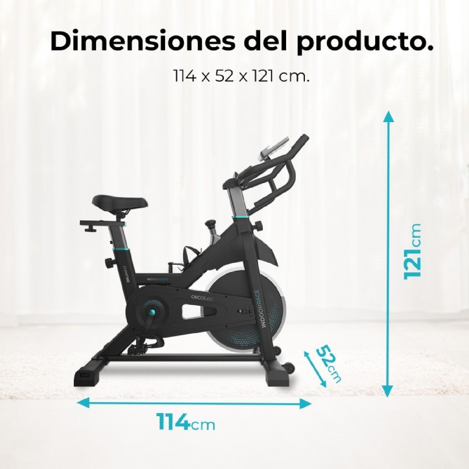 Cecotec Bicicleta Indoor Drumfit Indoor 20000 Race Cecotec_4