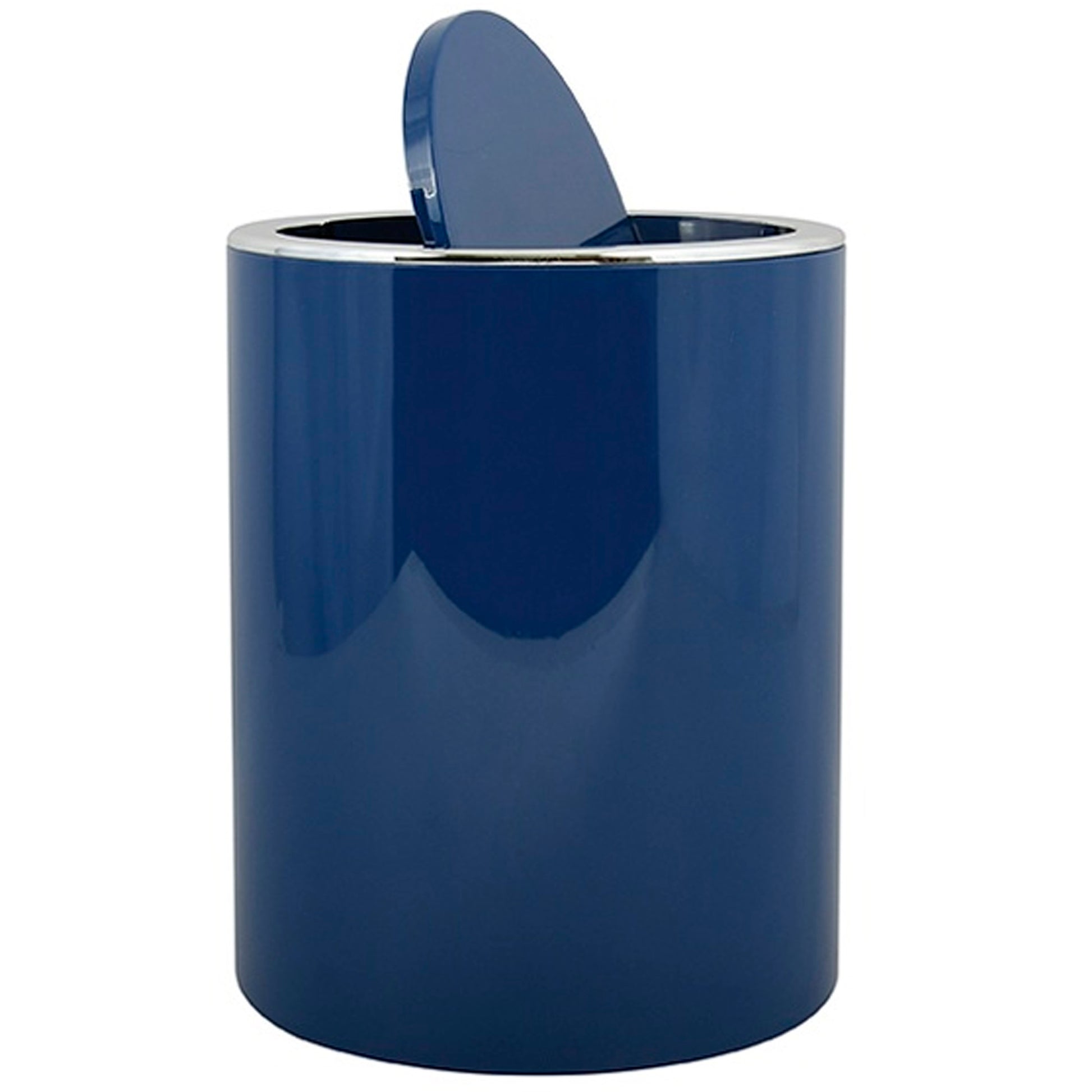 Cubo De Basura Msv as Kamaka 6 Litros De Plastico En Color Azul Electrico Ø18,5 X 26 Cm