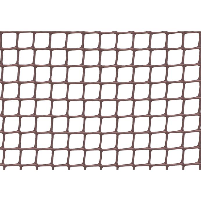 Tela Cuadranet 1x5m 10x10 mm Nortene Castanho