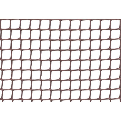 Tela Cuadranet 1x5m 10x10 mm Nortene Castanho