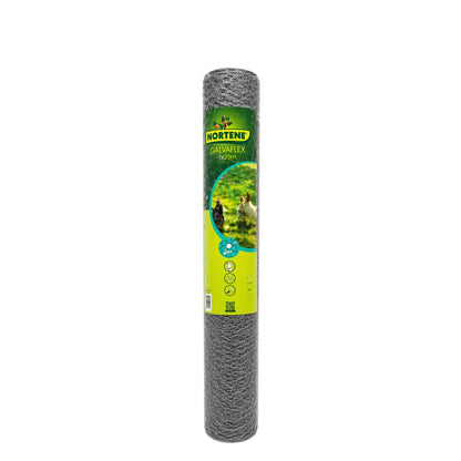 Malla Metalica Triple Torsion Galvanex 51 1x25 M Nortene_0