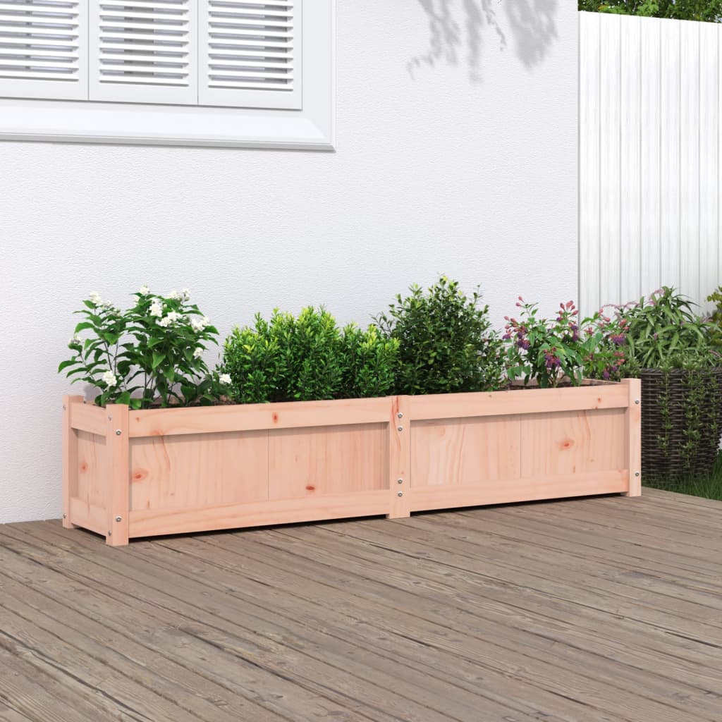 Jardinera Madera Maciza De Abeto Douglas 150x31x31 Cm_1
