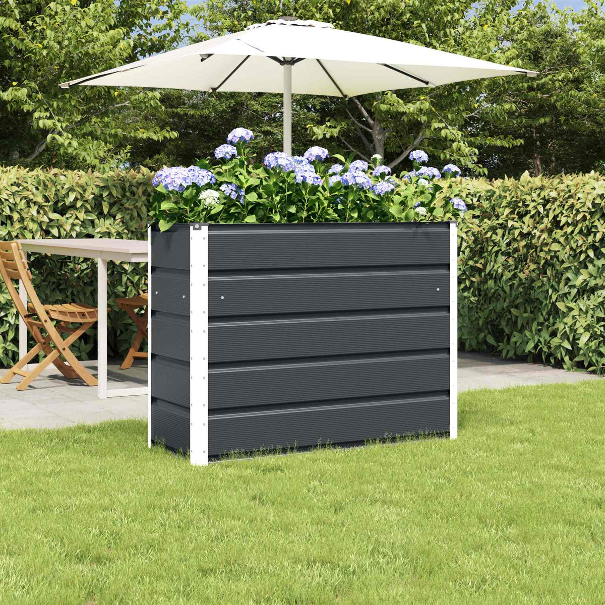 Jardinera Antracita 100 X 40 X 75 Cm Acero_1