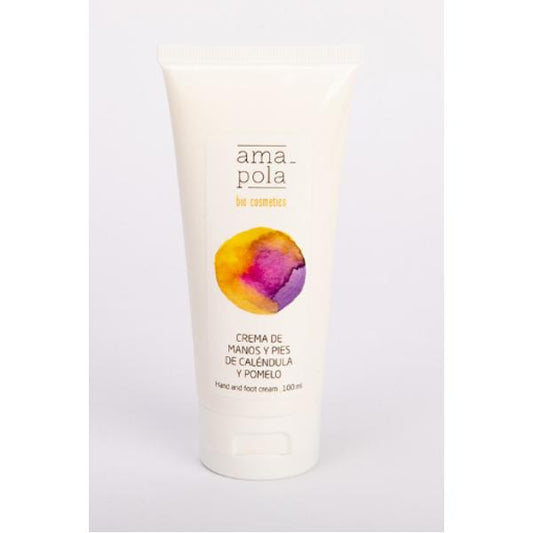 Creme de mãos e pés Calêndula e Toranja Amapola Biocosmetics 100 ml