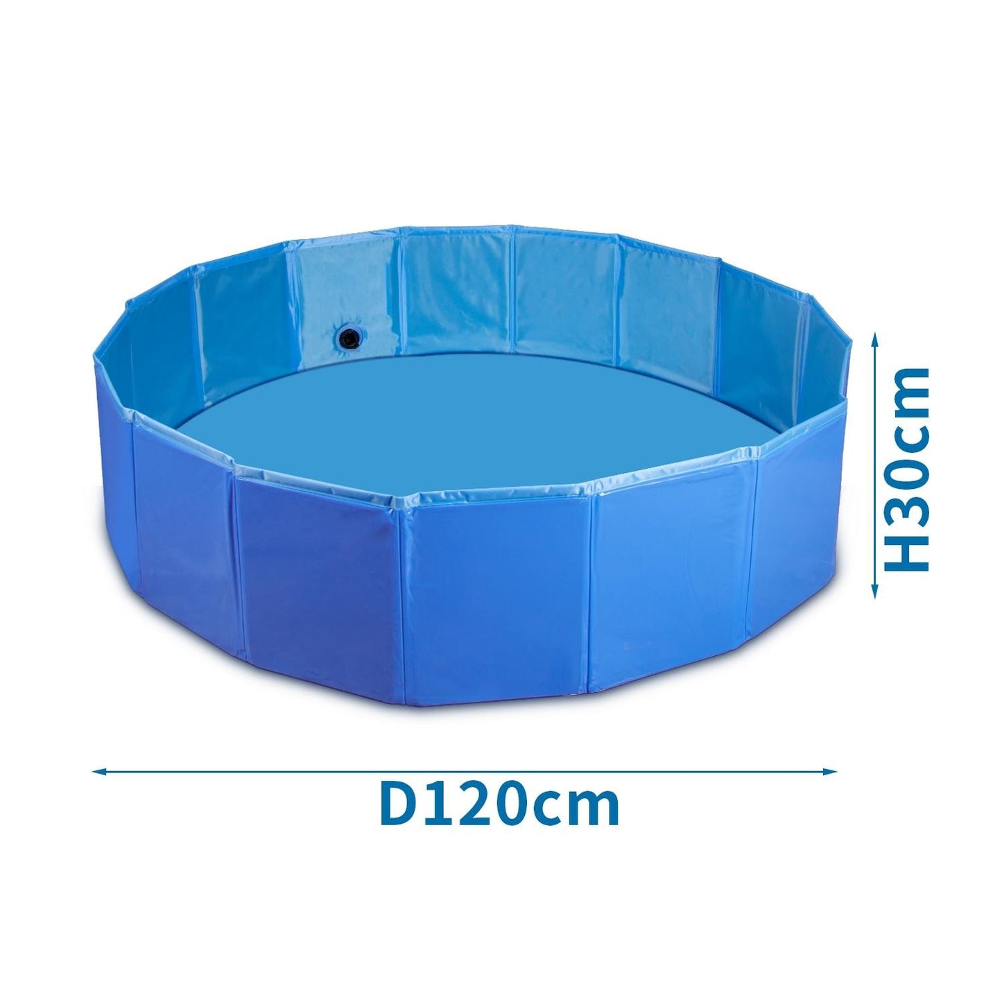 Piscina dobrável para animais de estimação Ø120 x A30 cm Nobleza