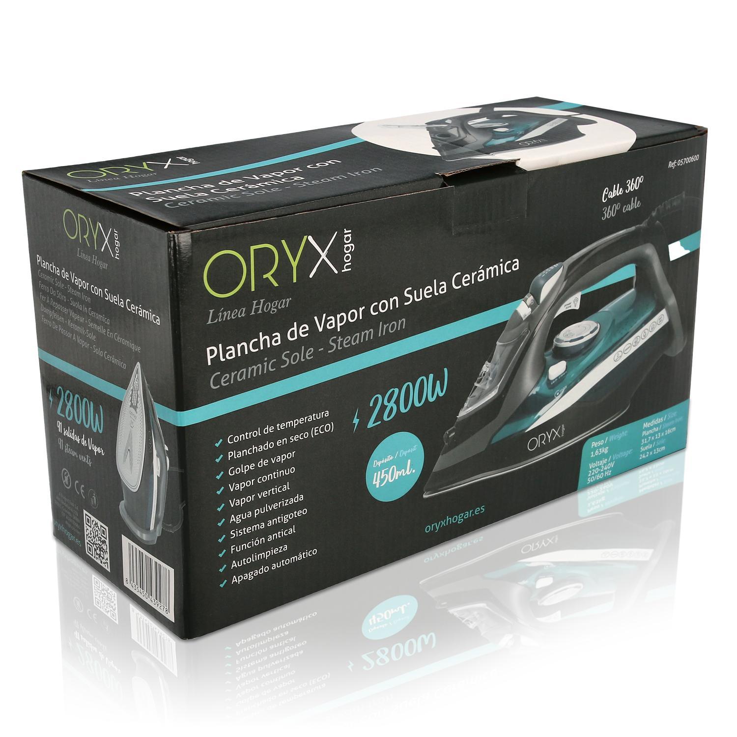 Plancha De Vapor Profesional 2.800 Watt. Vapor Constante Y Golpe De Vapor, Suela Ceramica, Vapor Vertical, Sistema Antical,_3