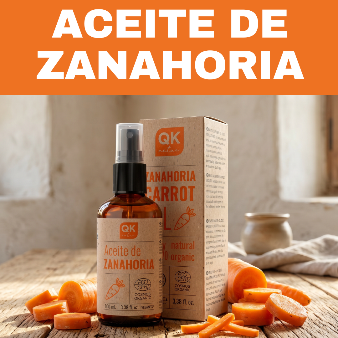 QKnatur - Aceite De Zanahoria 100 Ml - 100% Puro - Bronceador Natural - Hidrata Y Rejuvenece La Piel - Repara Cabello_3