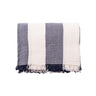 Manta Stripes 140x190cm 100% Algodão 240gsm Navy Mediterrâneo Scalpers Home