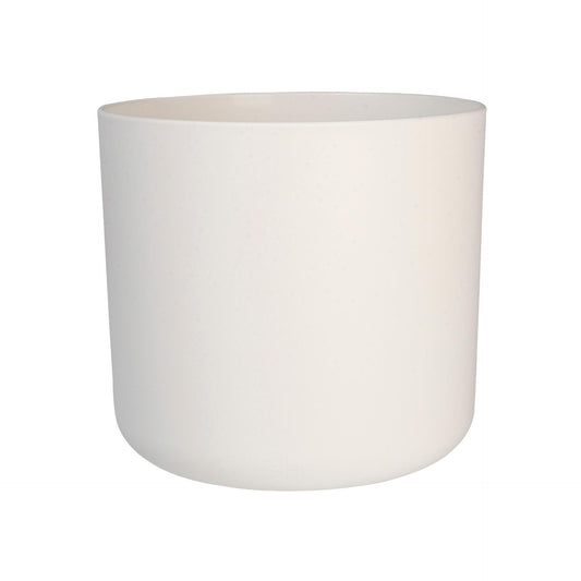 B. para vaso redondo macio Elho branco 18 cm