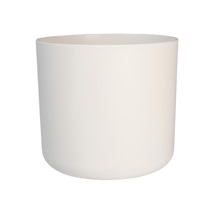B. para vaso redondo macio Elho branco 25 cm