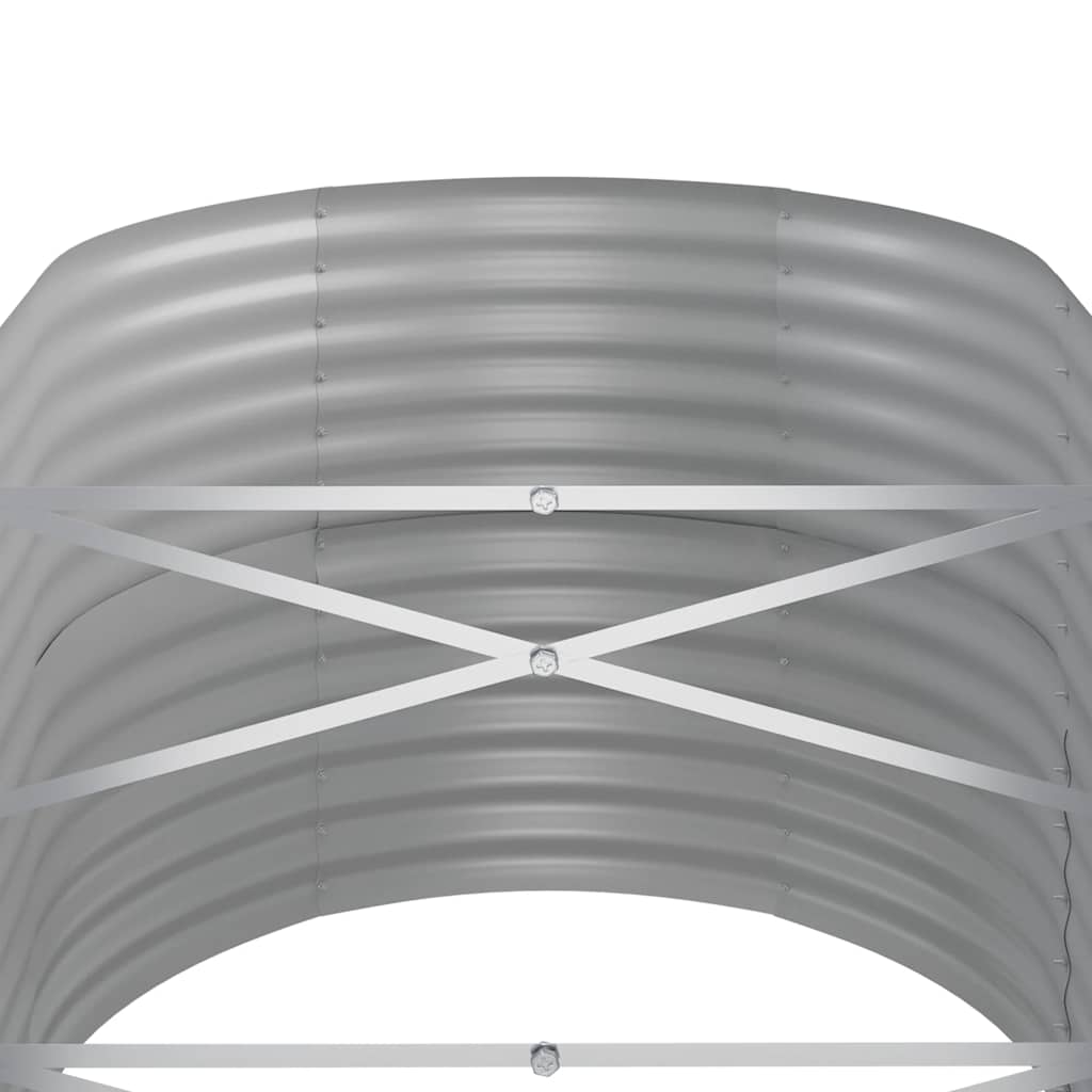 Jardinera Arriate Acero Galvanizado Antracita 152x80x68 Cm_4