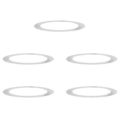 Adecuado Para Anillos De Árbol Plano 5 Uds. Plateado Ø90/120 Cm_0