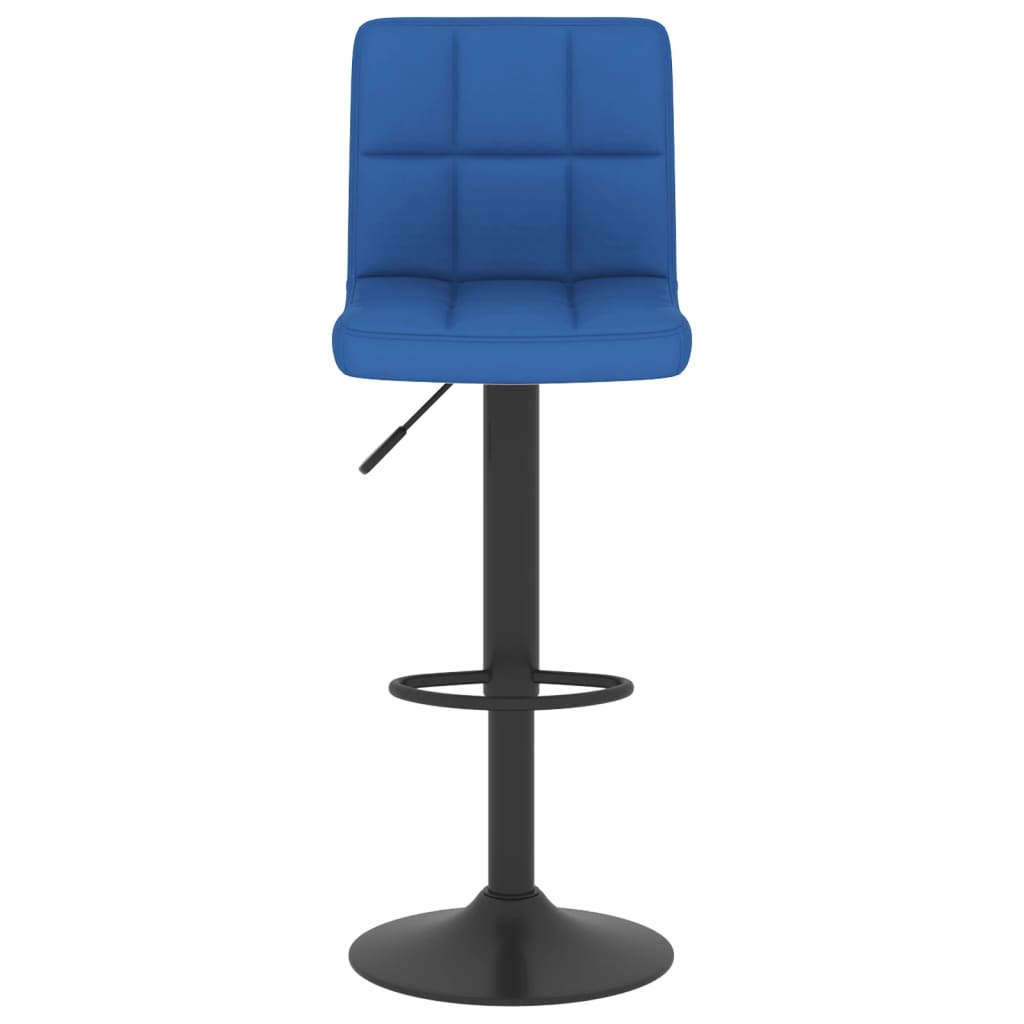 Taburete De Cocina De Tela Azul_1