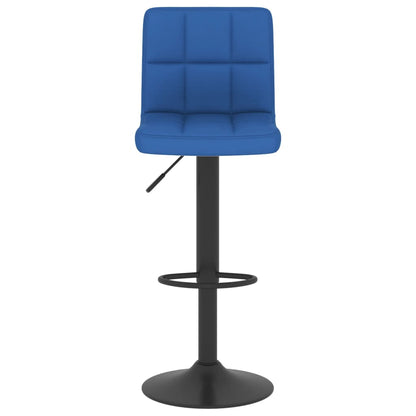 Taburete De Cocina De Tela Azul_1
