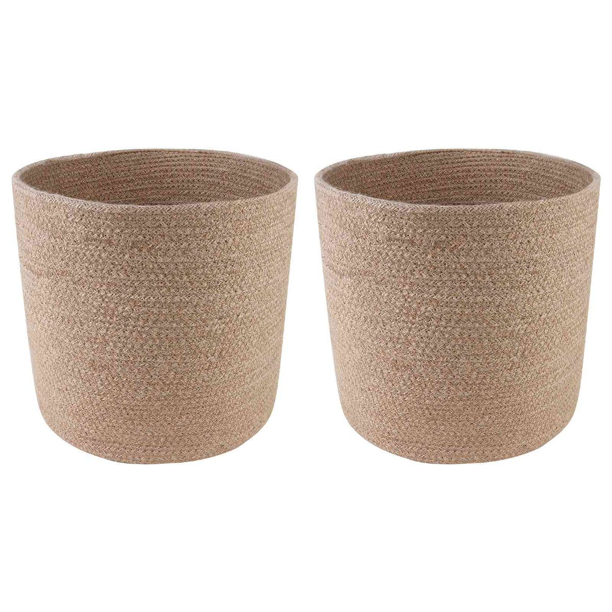 Set De Macetas De Planta 2 Uds. Natural Ø 28 X 28 Cm_0