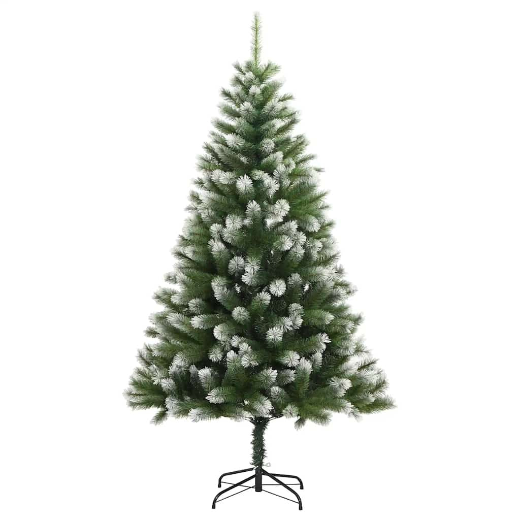 Vidaxl Árbol De Navidad Artificial Con Bisagras 300 Led Y Bolas 240 Cm_4