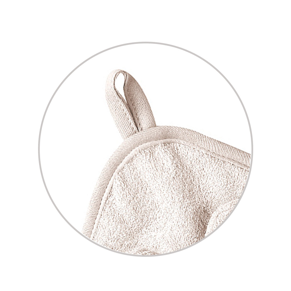 Capa De Baño Bamboo Xl Para Bebés Conejito Beige_4