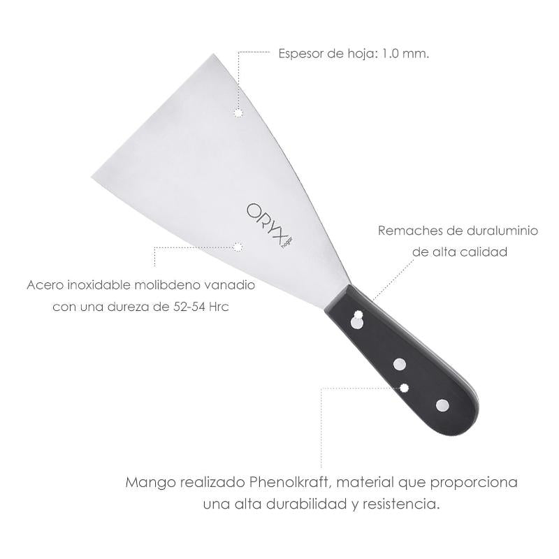 Espatula Cocina Grenoble Acero Inoxidable 9 Cm. Negro_2