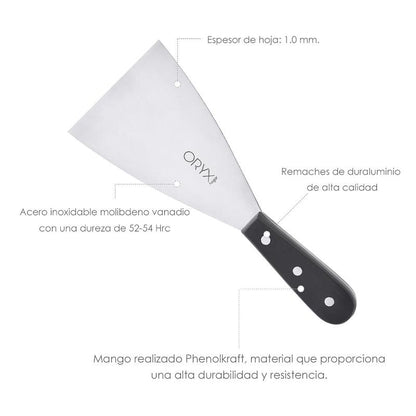 Espatula Cocina Grenoble Acero Inoxidable 9 Cm. Negro_2