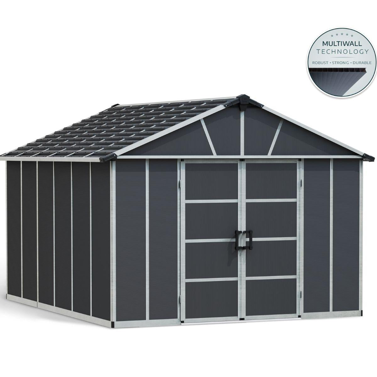 Telheiro de jardim Yukon 395x332x252 cm Canopia da Palram