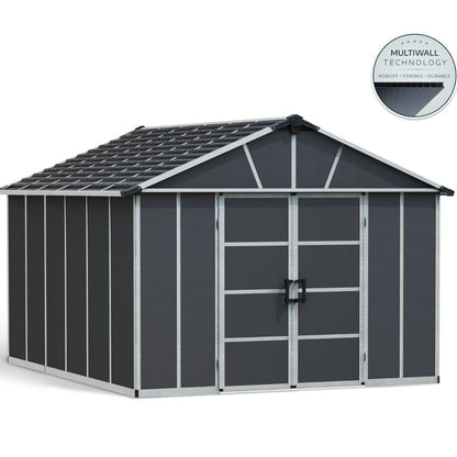 Telheiro de jardim Yukon 395x332x252 cm Canopia da Palram