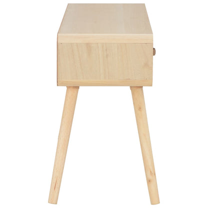 Mesa Consola De Madera Maciza 100x35x68 Cm_2