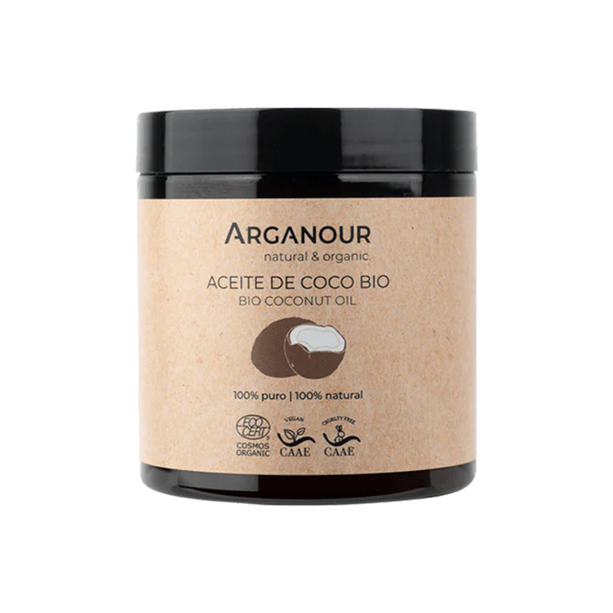 Arganour Óleo de Coco Biológico 100% Puro 250ml