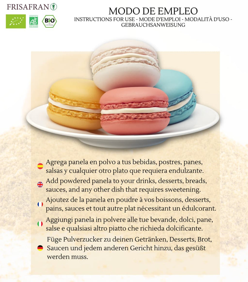 Panela Pulverizada Ecológica - Calidad Y Sabor | Frisafran 200 G_4