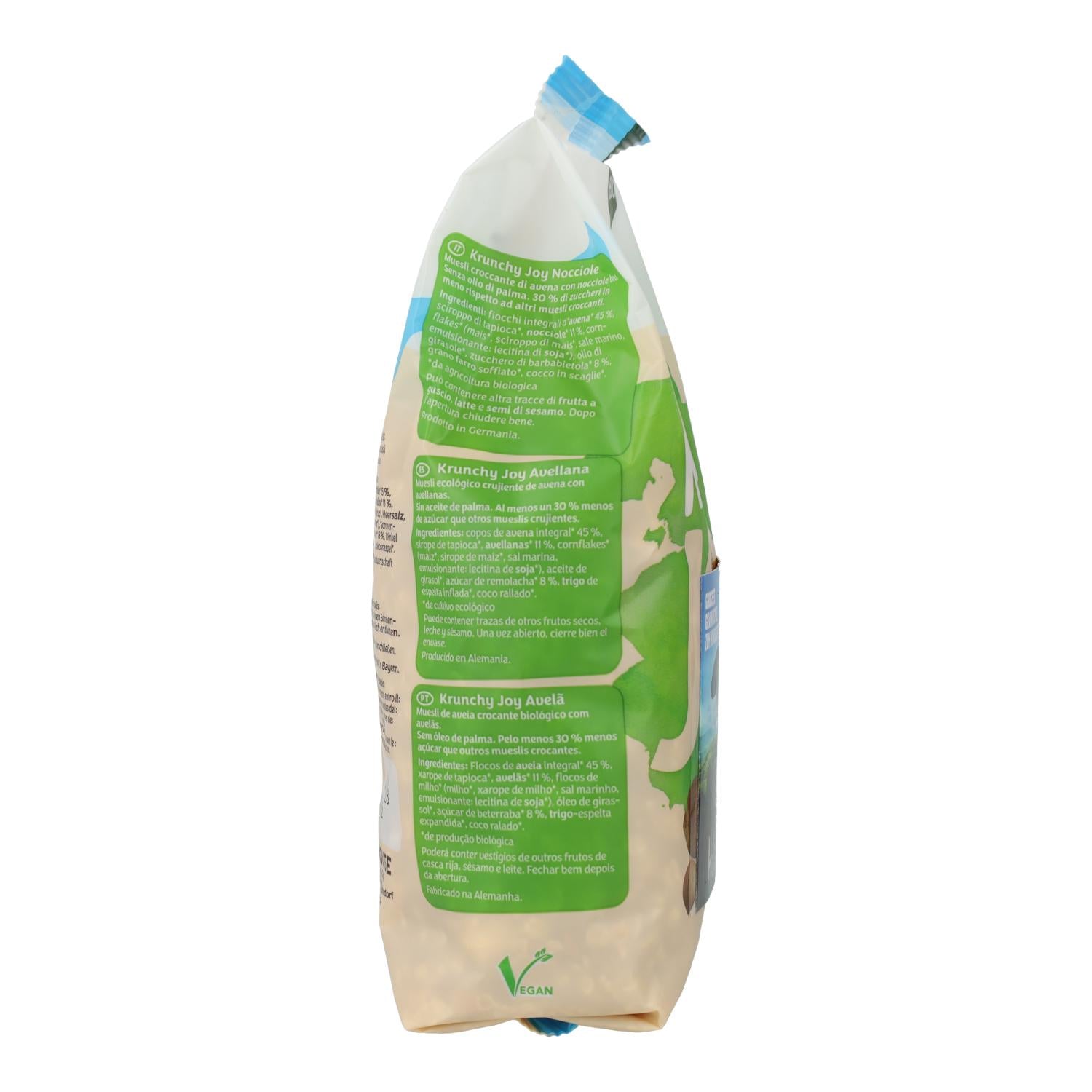 Muesli Krunchy Joy Biológico Barnhouse com Avelãs 375g