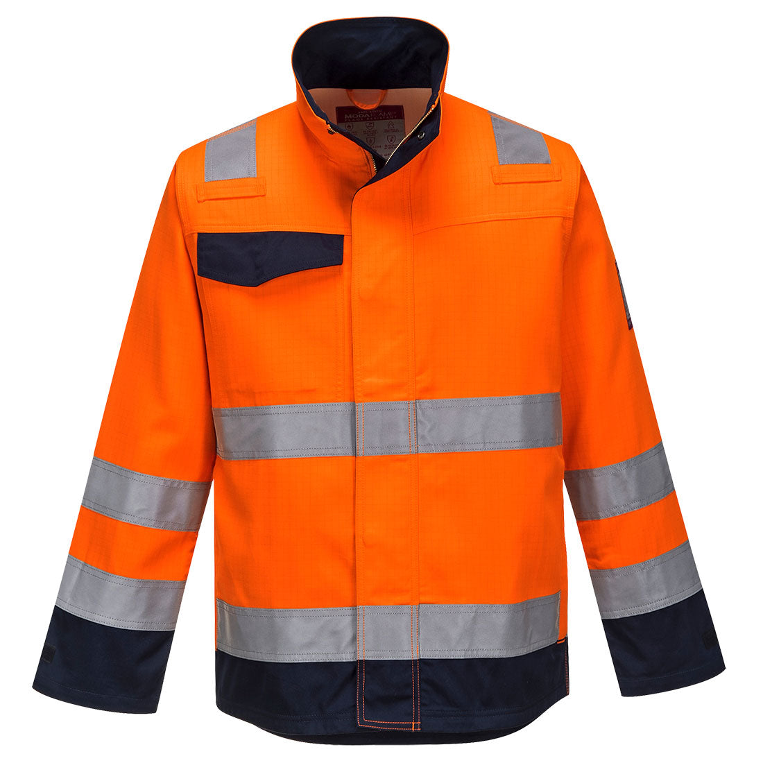 Chaqueta Modaflame Ris Naranja/marino - Protección Total / S / Naranja-marino_0