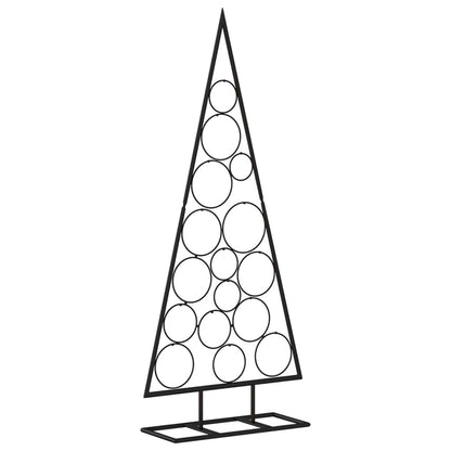 Vidaxl Árbol De Navidad Para Decoración Metal Negro 125 Cm_0