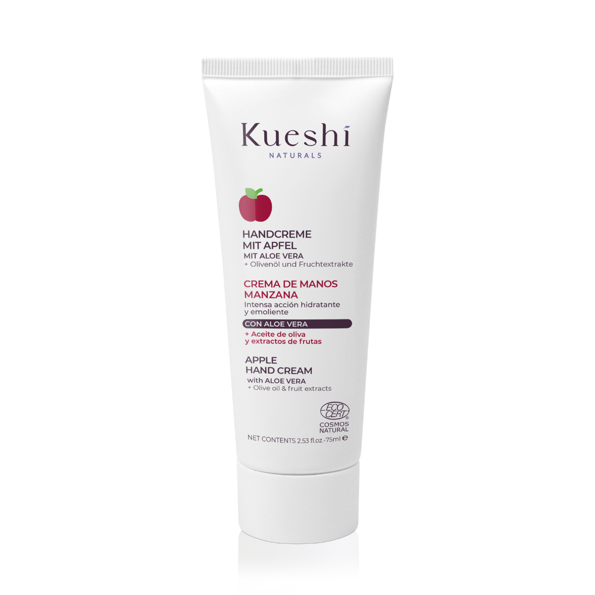 Creme Hidratante de Mãos Kueshi Apple 75 ml