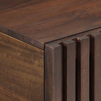 Mesa De Centro Madera Maciza Mango Marrón 80x51x40 Cm_4