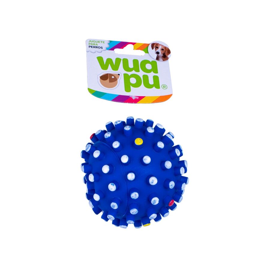 3 Pelotas Para Perro Modelo Sputnik De 10cm En Colores Surtidos. Plástico Vinilo Flexible Con Sonido_2