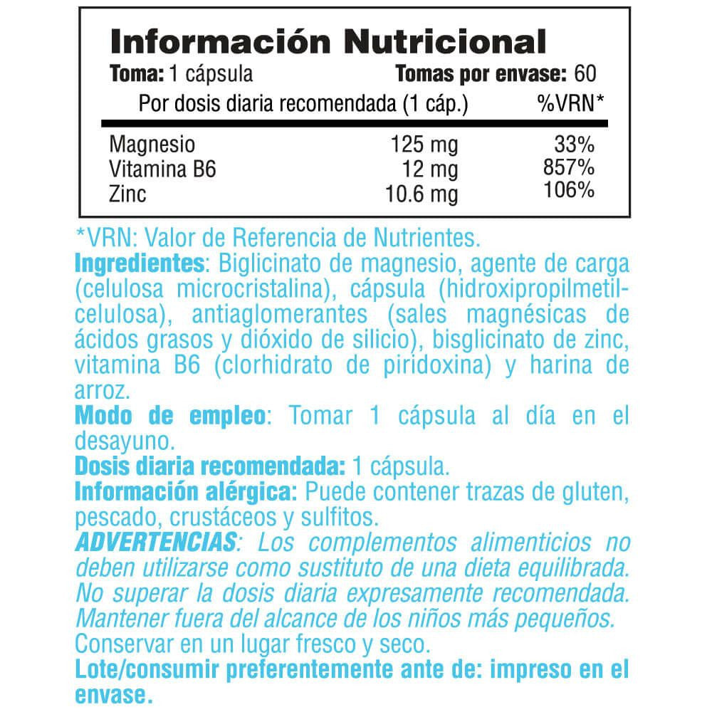 Zmb6 - 60 Cápsulas Vegetales - Zma - Smart Supplements_5