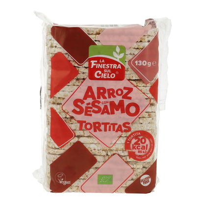 Bolinhos de Arroz com Sésamo La Finestra Sul Cielo 130 g
