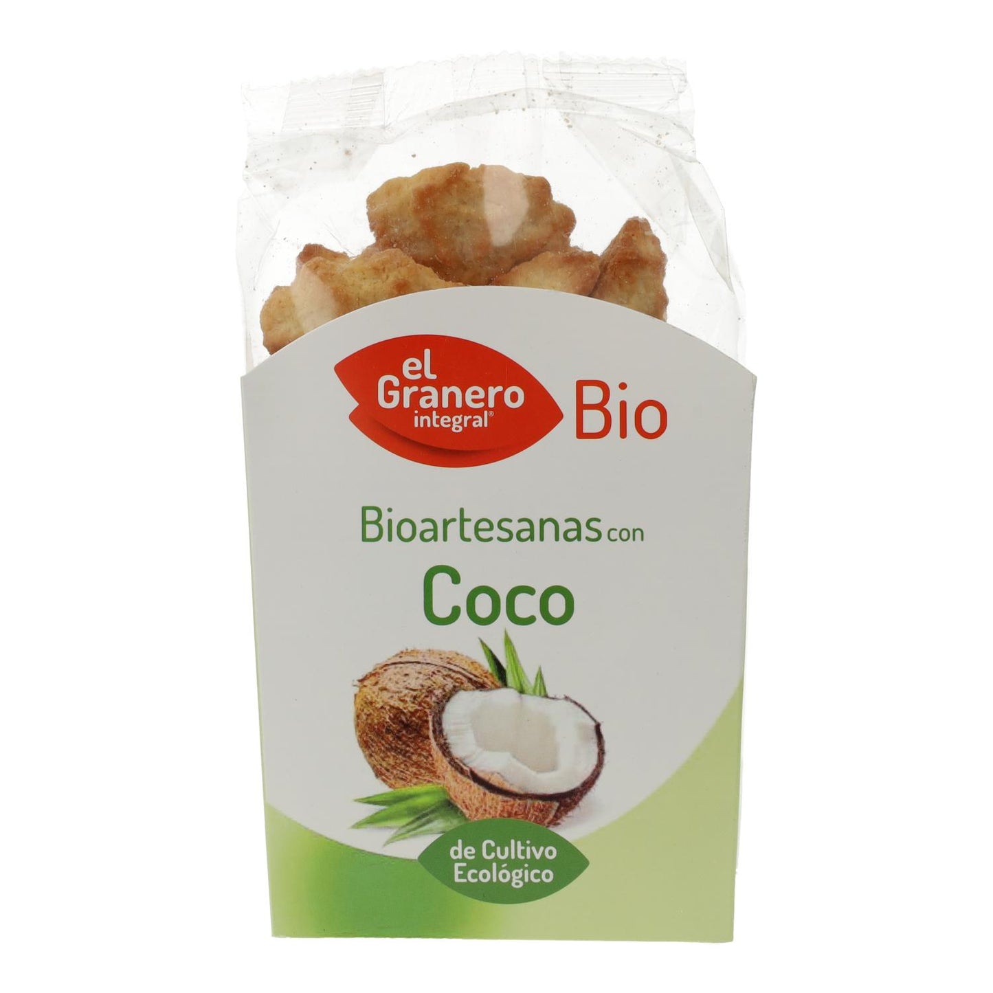 Biscoitos artesanais de coco biológico da El Granero, 220 g