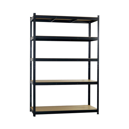 Pack 2 Estanterías Modulares Con 5 Baldas Ajustables 180x120x60cm 1250kg O91_1