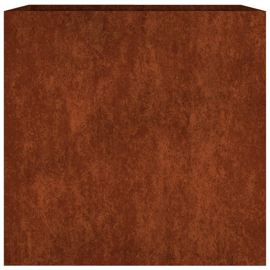 Jardinera De Acero Corten 40x41x40 Cm_2