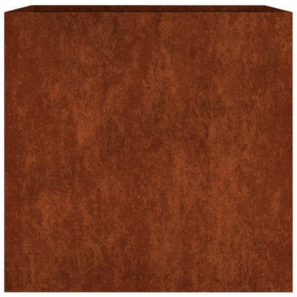 Jardinera De Acero Corten 40x41x40 Cm_2