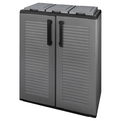 Armario De Media Altura En Polipropileno De La Linea Eco, Práctico Para Aprovechar Al Maximo El Espacio, L 680 X P370 X H 840 Mm.