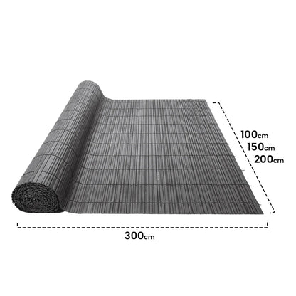 Cañizo Pvc Doble Cara 20 Mm Surfcane 20 Mm 1,5x3 Negro Nortene_1