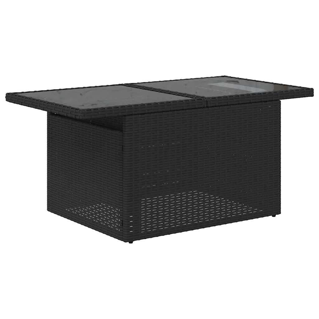 Set De Sofás De Jardín Y Cojines 8 Piezas Ratán Sintético Negro / Vetonek_2