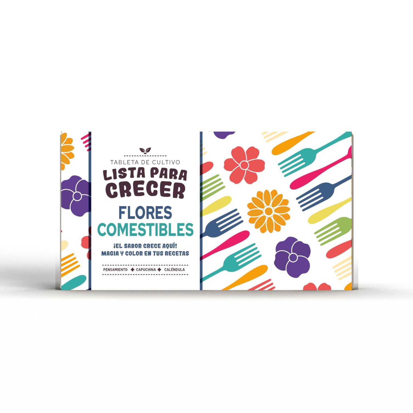 Comprimido para cultivo de flores comestíveis